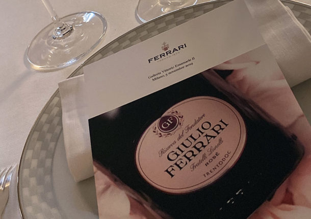 Serata degustazione a Milano del Giulio Ferrari