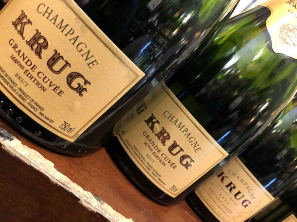 Krug Champagne, 3 bottiglie della verticale