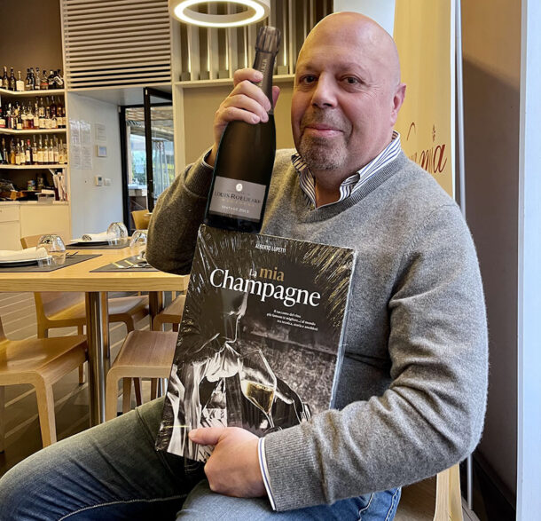 alberto lupetti con Louis Roederer Vintage 2013