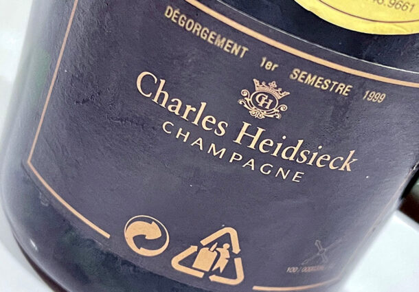 Controetichetta Charles Heidsieck Royal 1970