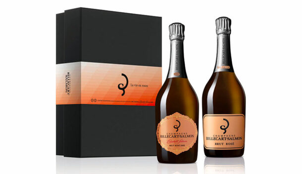 L’esclusivo ‘Coffret Duo Brut Rosé-Elisabeth Salmon’