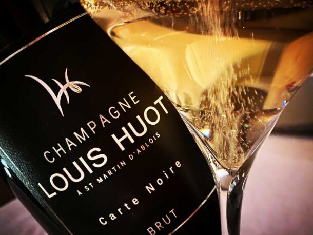 bottiglia di champagne Louis Huot