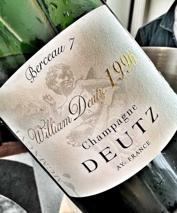 bottiglia di champagne William Deutz 1996