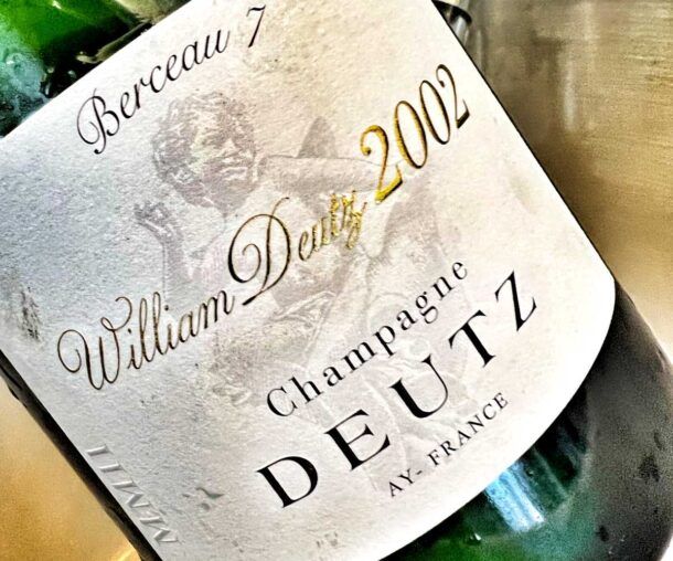 bottiglia di champagne william deutz 2002