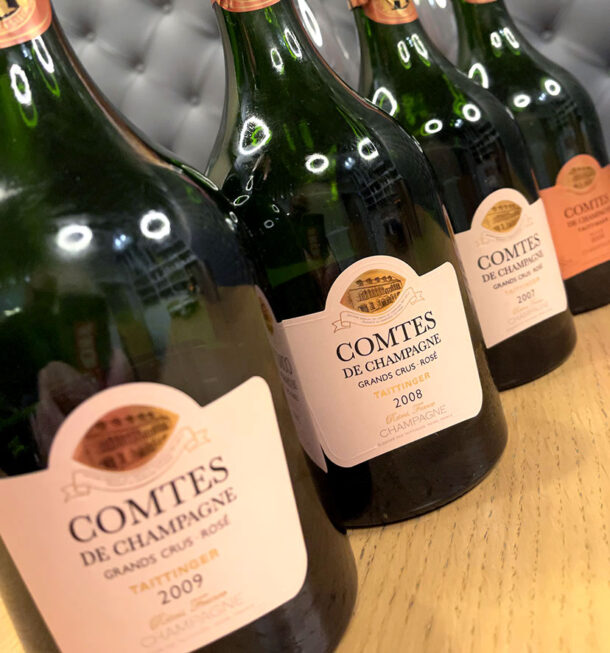 Verticale Comtes de Champagne Rosé