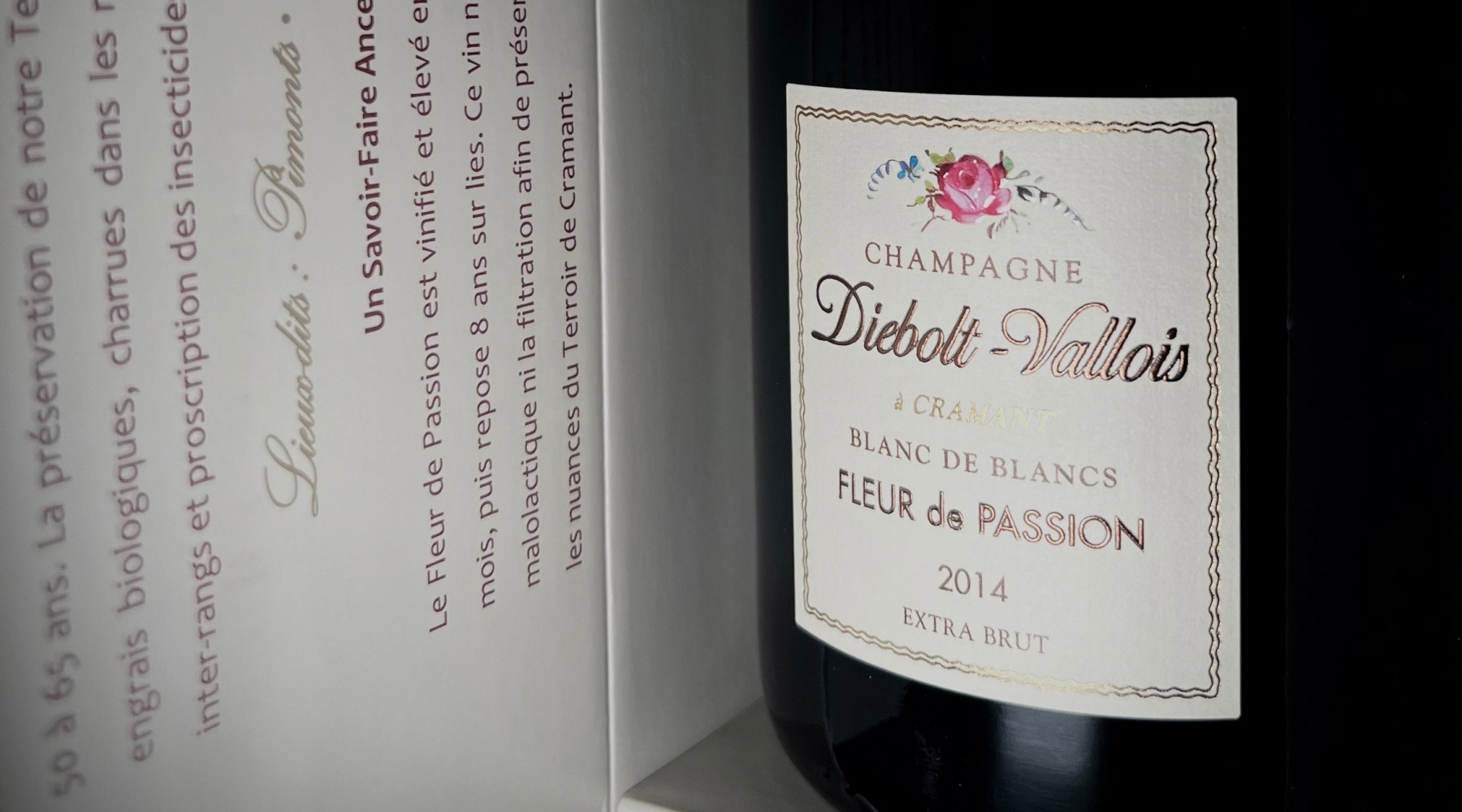 fleur de passion di diebault vallois etichetta
