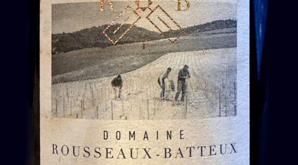 Etichetta Champagne Le Mont di Rousseuax Louvois