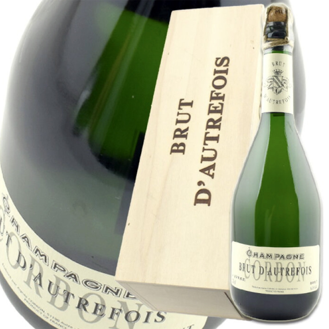brut autrefois etichetta e cassetta
