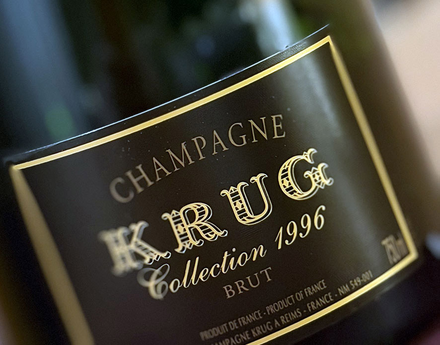 etichetta front krug collection 1996