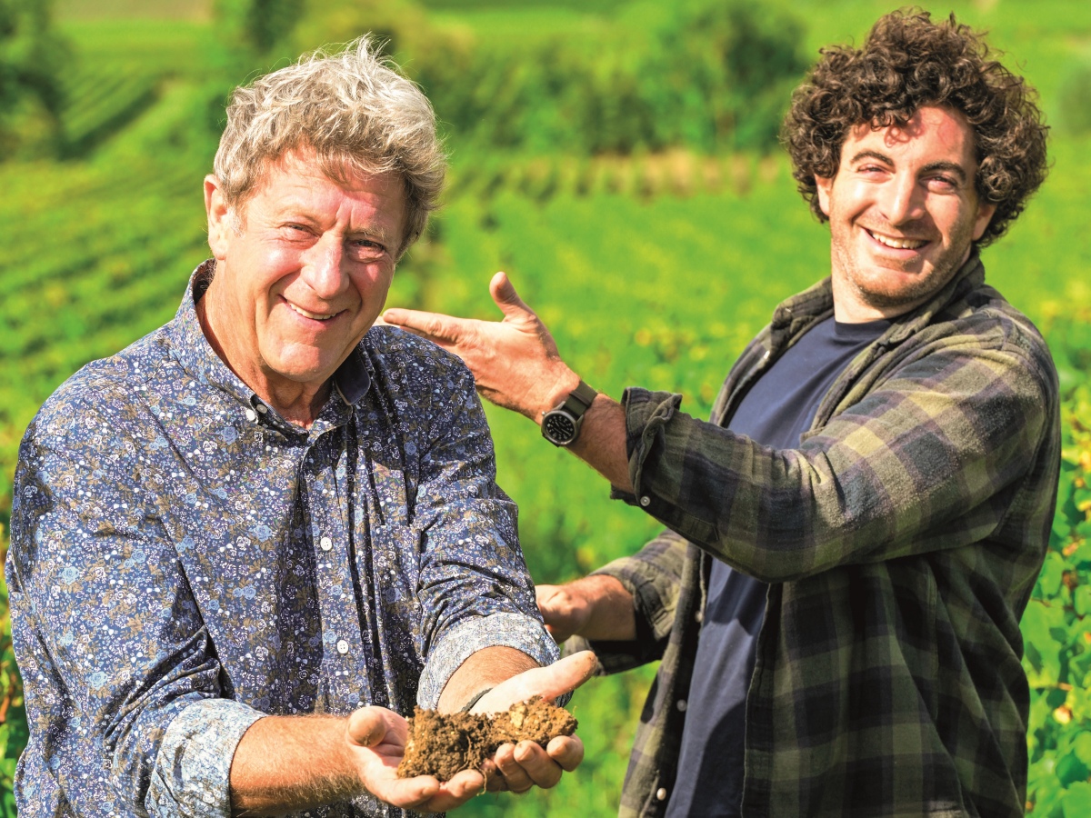 anselme selosse e il figlio guillame in vigna