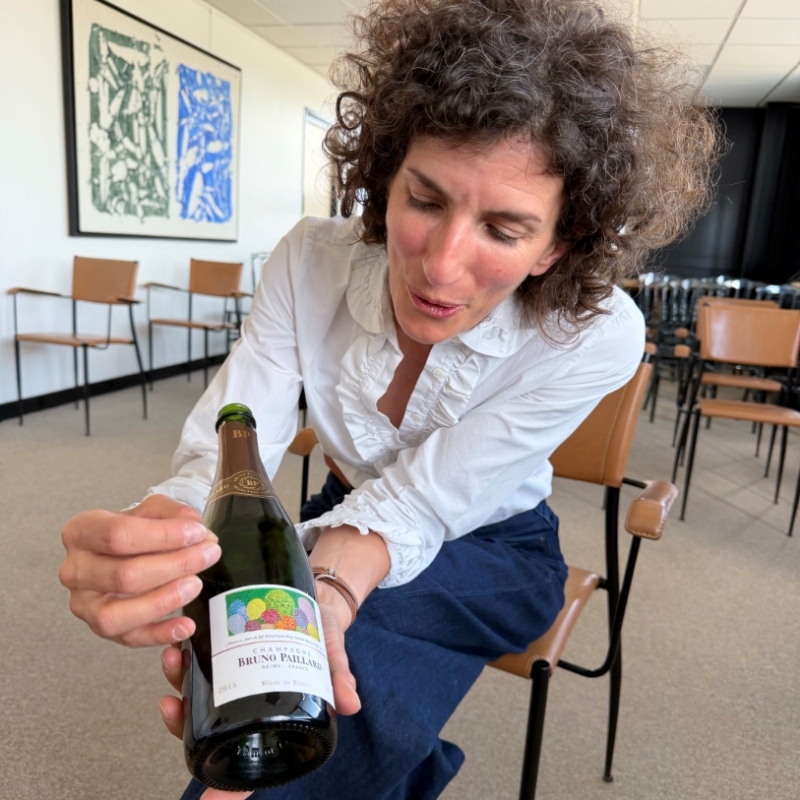 alice paillard mostra etichetta 2015 blanc de blancs